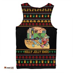 Amazing Aussie Australia Christmas Custom Aussie Christmas Merry Campers Men Tank Top
