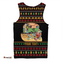 Amazing Aussie Australia Christmas Custom Aussie Christmas Merry Campers Men Tank Top