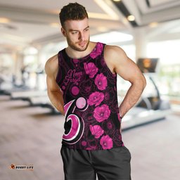 Sixers Cricket Never Forget Custom Men Tank Top ANZAC Day with Poppy Aboriginal