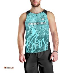 Brisbane Heat Custom Men Tank Top BBL Cricket Team 2024