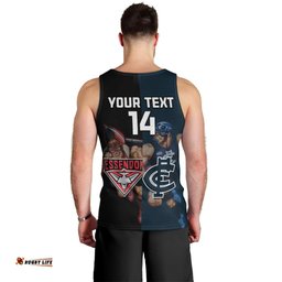 Custom Blues And Bombers Football Men Tank Top 2024 Together Sporty