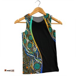 Amazing Aussie Australia Aboriginal Custom Color Dot Dreamtime Men Tank Top