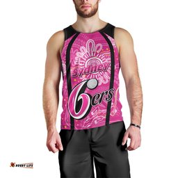 Custom Sixers Cricket Indigenous Men Tank Top Inspirations
