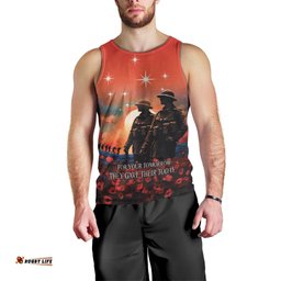 New Zealand ANZAC The Stars of Matariki Men Tank Top For Your Tomorrow They Gave Their Today