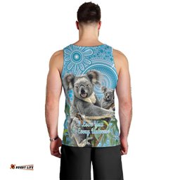 Australia Mothers Day Men Tank Top I Love You Every Universe Aboriginal Art