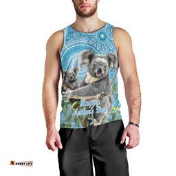 Australia Mothers Day Men Tank Top I Love You Every Universe Aboriginal Art