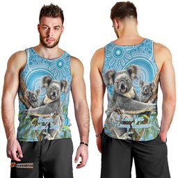 Australia Mothers Day Men Tank Top I Love You Every Universe Aboriginal Art