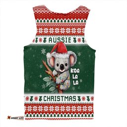 Amazing Aussie Australia Merry Christmas Spirit Koala Edition Men Tank Top
