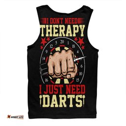 Amazing Aussie Australia Sport Darts Custom Darts Sport Custom I Just Need Darts Men Tank Top