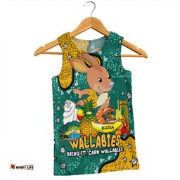 Amazing Aussie Australia Wallabies Custom Australian Big Things Men Tank Top