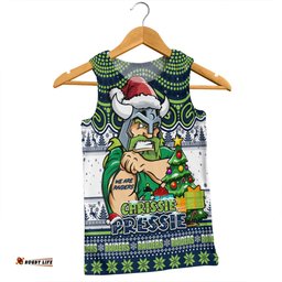 Amazing Aussie Canberra Raiders Aussie Ugly Christmas For Die Hard Fan Supporters Men Tank Top