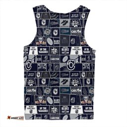 Amazing Aussie Carlton Legacy Of The Pride Comic Style Men Tank Top