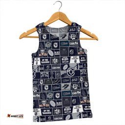 Amazing Aussie Carlton Legacy Of The Pride Comic Style Men Tank Top