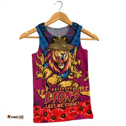 Amazing Aussie Brisbane Lions Ripped Legacy Of The Game The ANZAC Spirit Lives On Men Tank Top