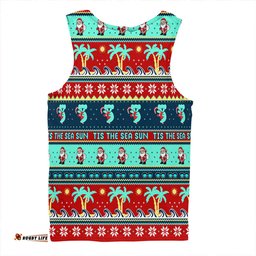 Amazing Aussie Australia Sunny Christmas By The Sea Red Men Tank Top