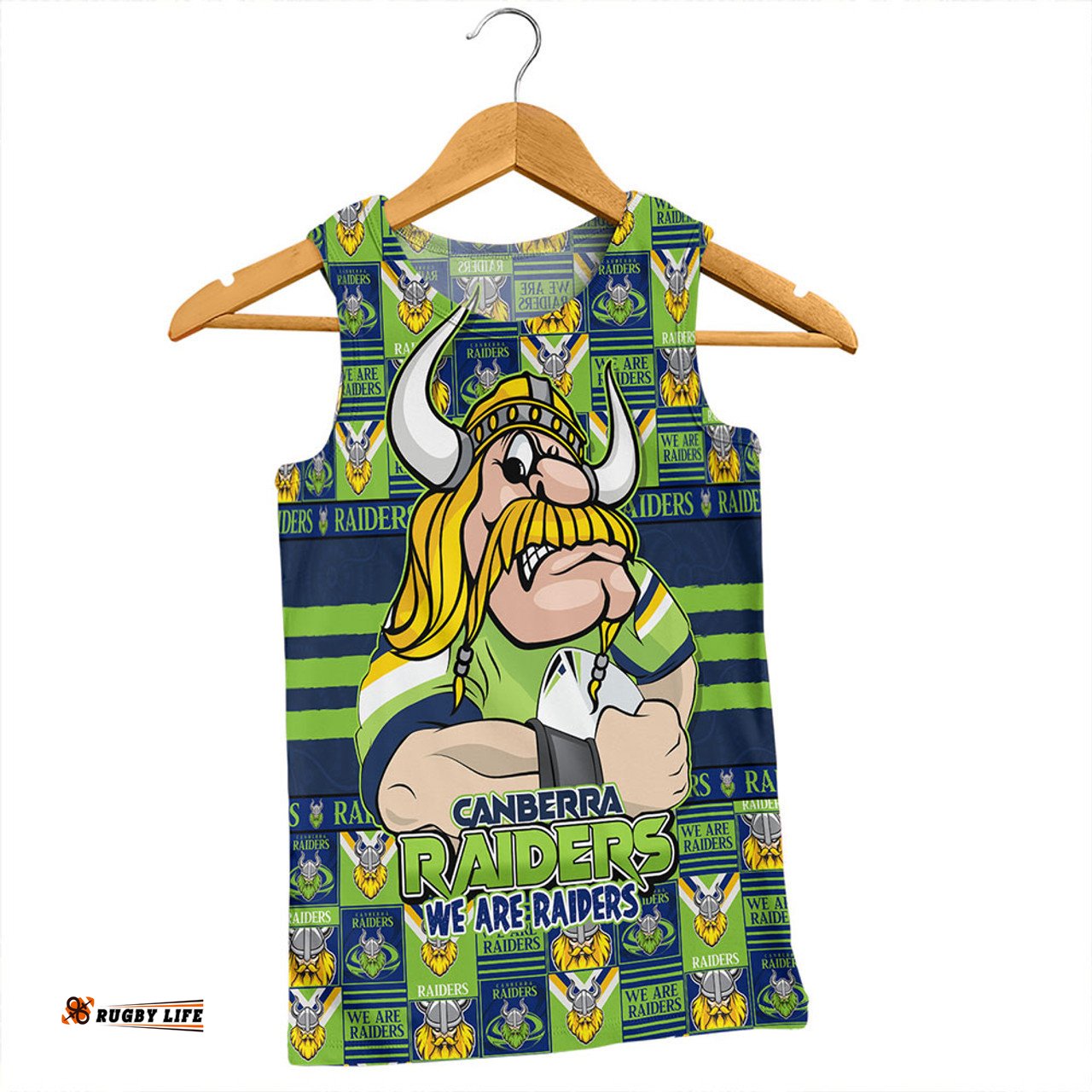 Amazing Aussie Canberra Raiders Champion���s Pride Comic Style Men Tank Top