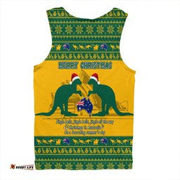 Amazing Aussie Australia Scorching Australia Christmas Green Men Tank Top