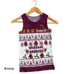 Amazing Aussie Brisbane Broncos Christmas Custom Special Ugly Christmas Men Tank Top