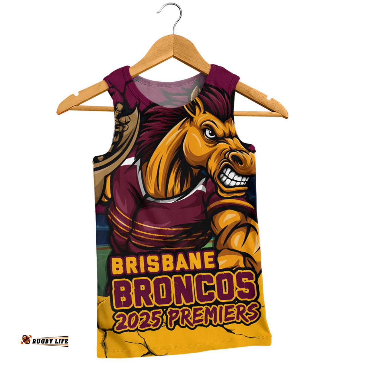 Amazing Aussie Brisbane Broncos Unleash Power In The Ultimate Battle Men Tank Top
