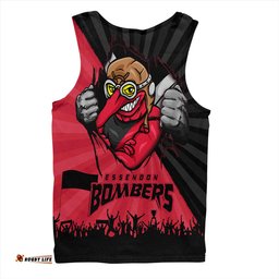 Amazing Aussie Essendon Breaking Through Fan Design Men Tank Top