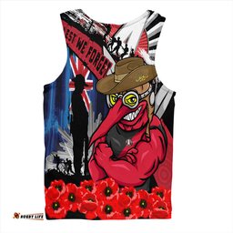 Amazing Aussie Essendon Anzac Day Honor United In Spirit Men Tank Top