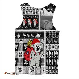 Amazing Aussie Australia Koala Wonderland Christmas Black Men Tank Top
