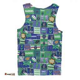 Amazing Aussie Canberra Raiders Team Of Us Die Hard Fan Supporters Comic Style Men Tank Top