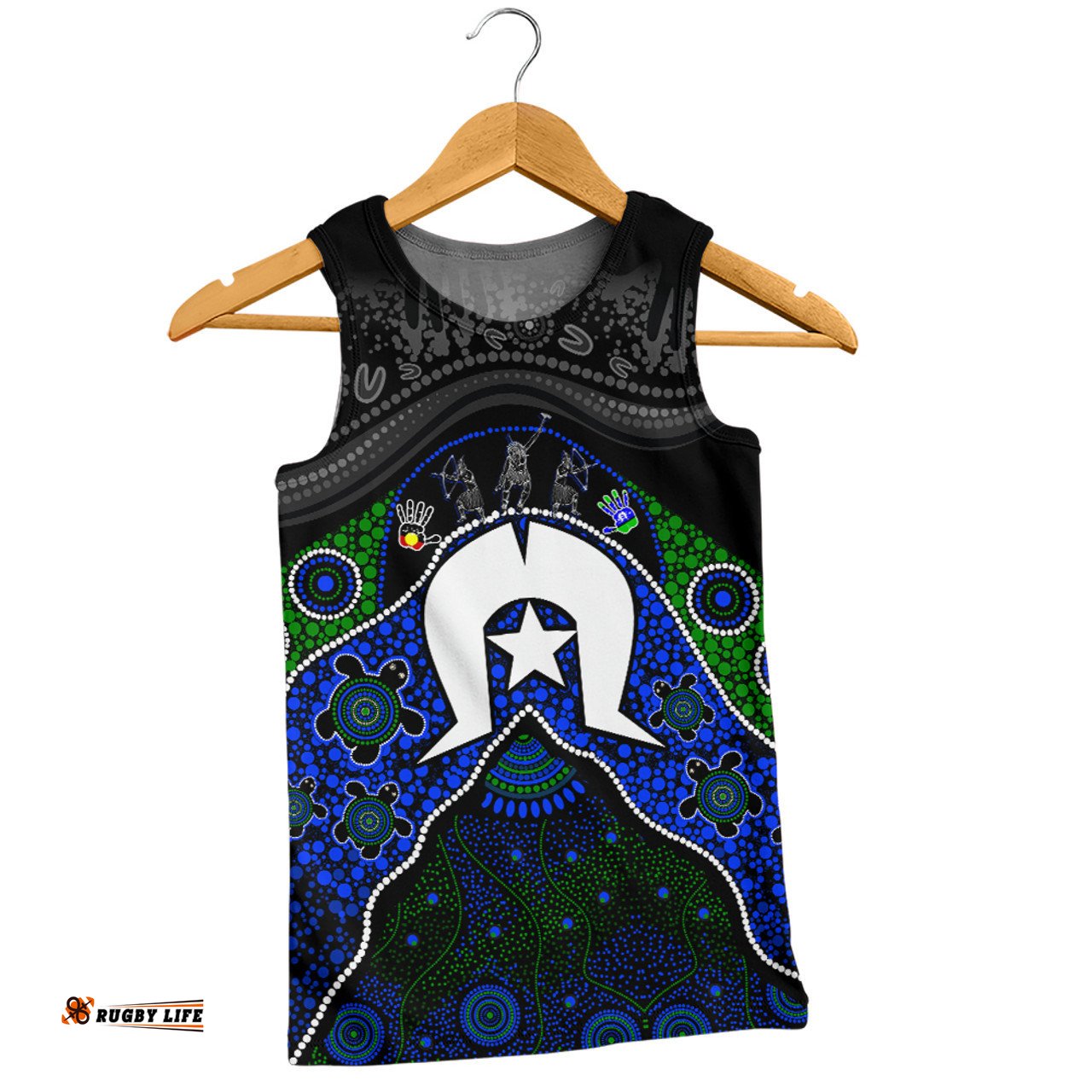 Amazing Aussie Indigenous Australian Aboriginal Torres Warrior Legacy NAIDOC Journey Men Tank Top