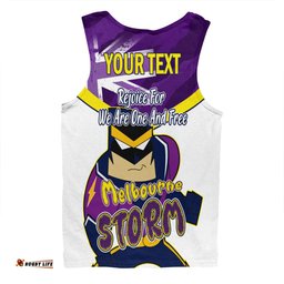 Amazing Aussie Melbourne Storm Happy Australia Day We Are One And Free V2 Men Tank Top