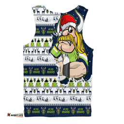 Amazing Aussie Canberra Raiders Merry Ugly Christmas Our Beloved Team Scratch Style Men Tank Top