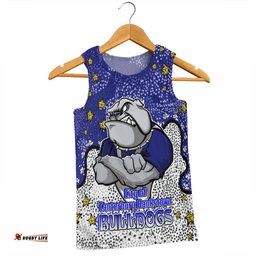 Amazing Aussie Canterbury Bankstown Bulldogs Custom Team With Dot And Star Patterns For Tough Fan Men Tank Top