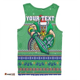 Amazing Aussie Canberra Raiders Christmas Custom Ugly Xmas And Aboriginal Patterns For Die Hard Fan Men Tank Top