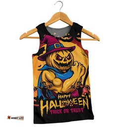 Amazing Aussie Brisbane Lions Dark Pumpkin Halloween Spirit Men Tank Top