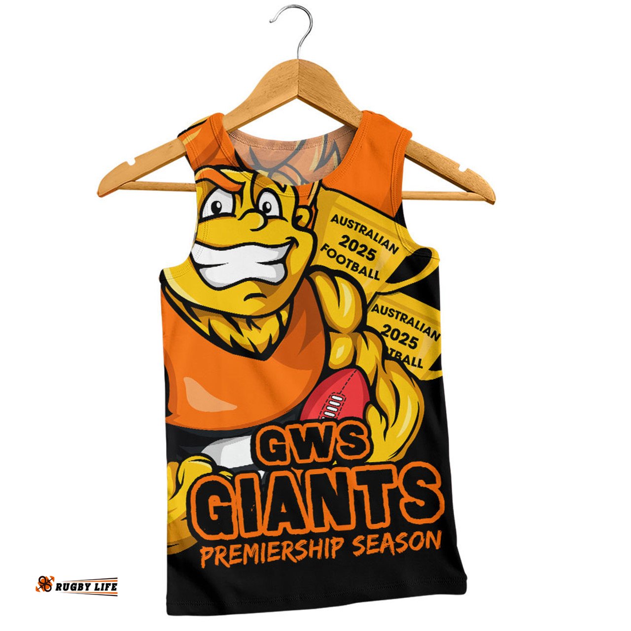 Amazing Aussie GWS GIANTS Australian Football Finals Premiership Spirit Men Tank Top