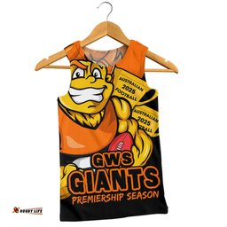 Amazing Aussie GWS GIANTS Australian Football Finals Premiership Spirit Men Tank Top