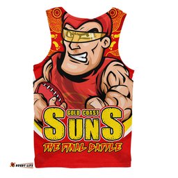 Amazing Aussie Gold Coast SUNS Final Clash Battle Edition Men Tank Top