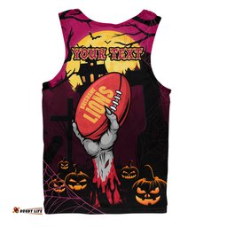 Amazing Aussie Brisbane Lions Full Moon Fever Halloween Supporter Men Tank Top