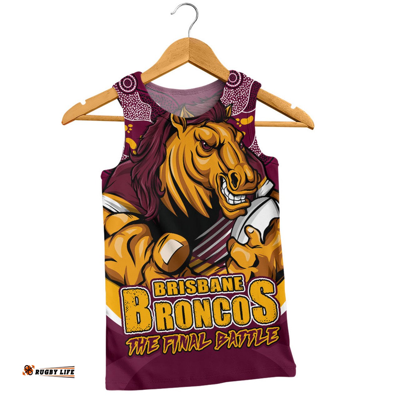 Amazing Aussie Brisbane Broncos Final Clash Battle Edition Men Tank Top