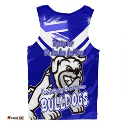 Amazing Aussie Canterbury Bankstown Bulldogs Happy Australia Day We Are One And Free Men Tank Top