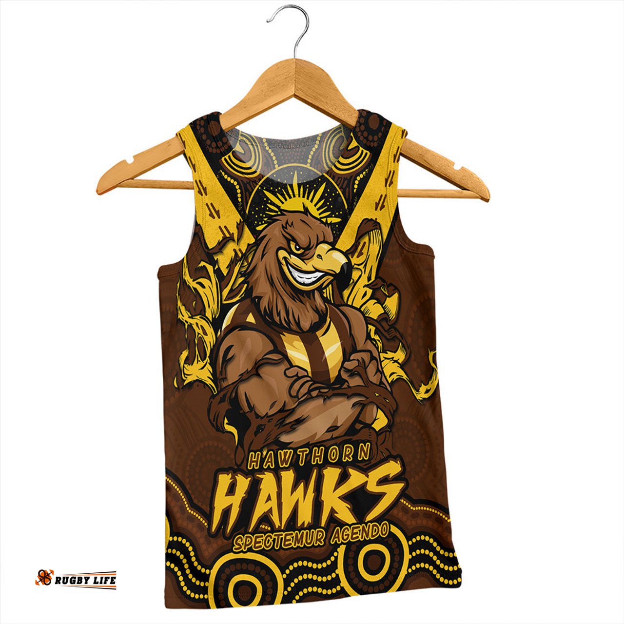 Amazing Aussie Hawthorn Ripped Legacy Of The Game Men Tank Top