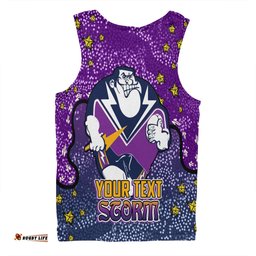 Amazing Aussie Melbourne Storm Custom Team With Dot And Star Patterns For Tough Fan Men Tank Top
