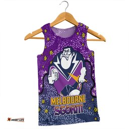 Amazing Aussie Melbourne Storm Custom Team With Dot And Star Patterns For Tough Fan Men Tank Top