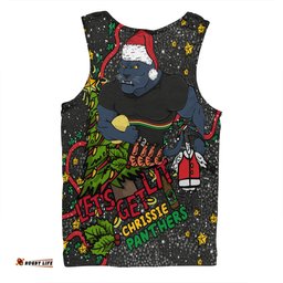 Amazing Aussie Penrith Panthers Christmas Custom Let's Get Lit Chrisse Pressie Men Tank Top