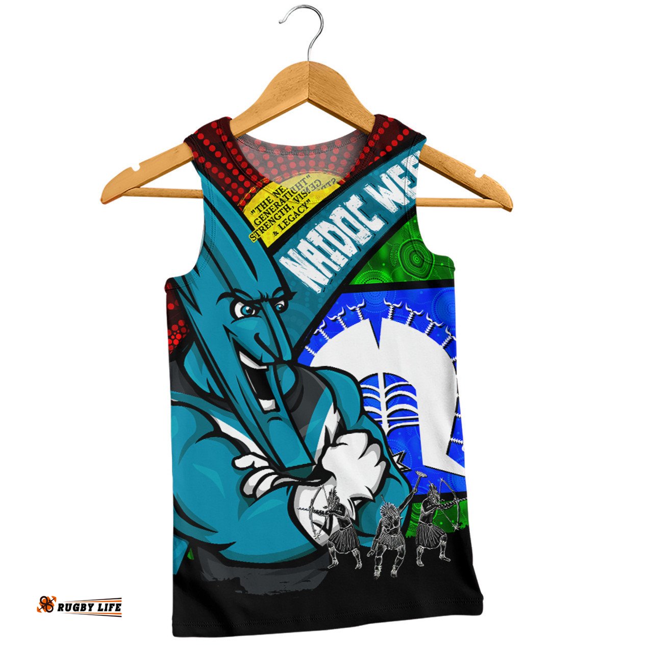 Amazing Aussie Port Adelaide NAIDOC Week Pride Edition Men Tank Top
