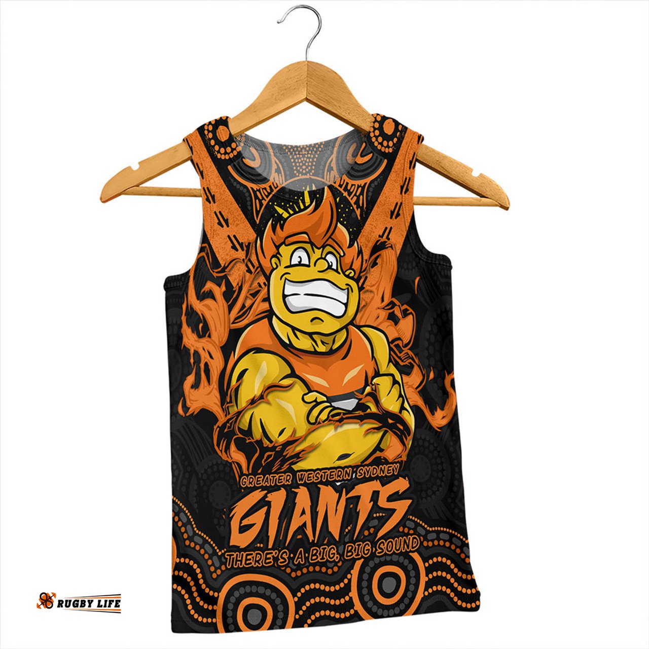 Amazing Aussie GWS GIANTS Ripped Legacy Of The Game Men Tank Top