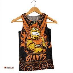 Amazing Aussie GWS GIANTS Ripped Legacy Of The Game Men Tank Top
