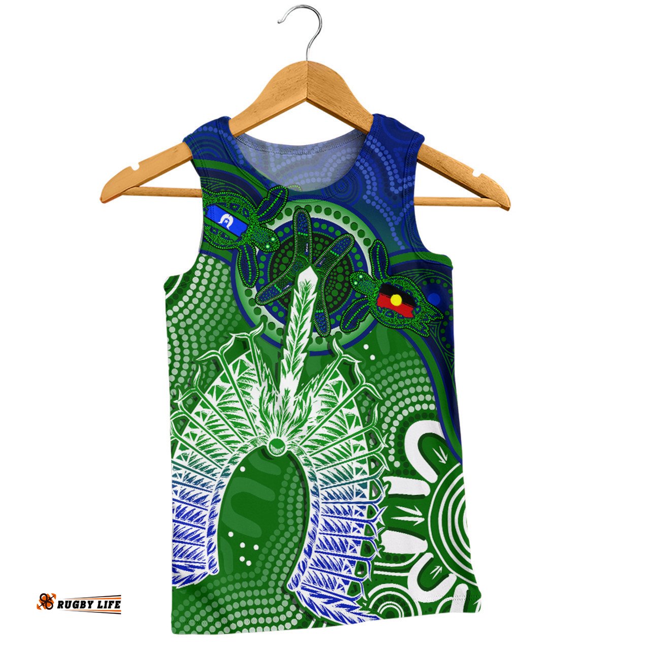 Amazing Aussie Indigenous Australian Aboriginal Spirit Of The Turtle Dreaming Path Men Tank Top