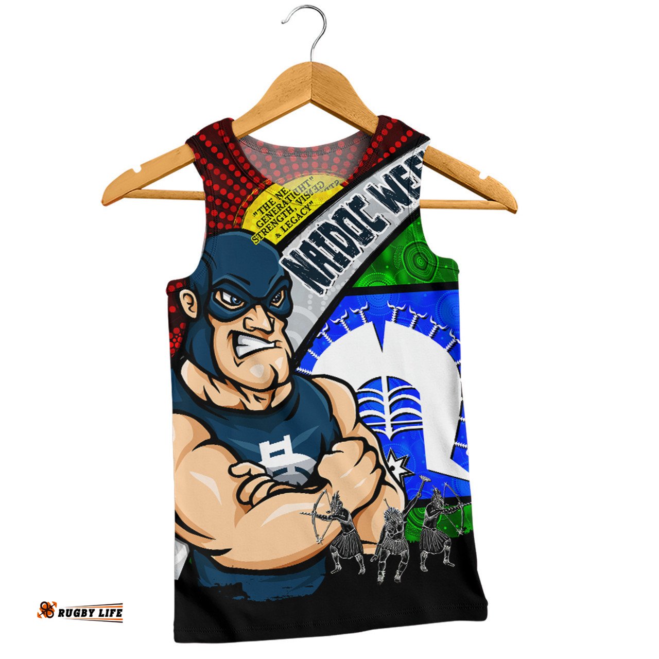 Amazing Aussie Carlton NAIDOC Week Pride Edition Men Tank Top