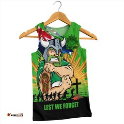 Amazing Aussie Canberra Raiders Fearless ANZAC Defender Men Tank Top