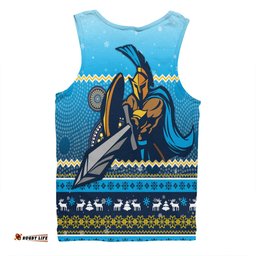 Amazing Aussie Gold Coast Titans Christmas Custom Ugly Xmas And Aboriginal Patterns For Die Hard Fan Men Tank Top